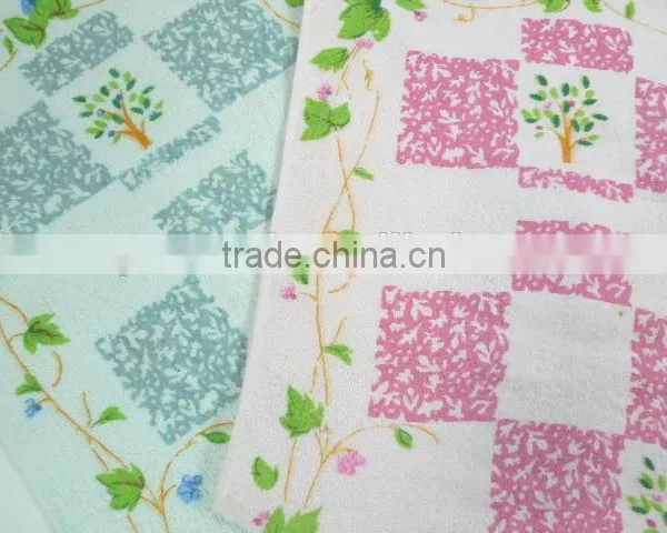 Floweret Print Cotton Terry Hand Towel photo-5