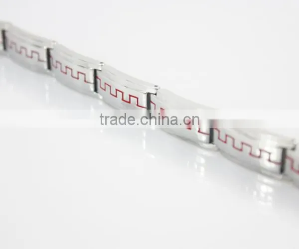 Gold Silver Plating Stainless Steel Health Bio Magnetic Bracelet 4 in 1 Bio Energy Bracelet photo-6