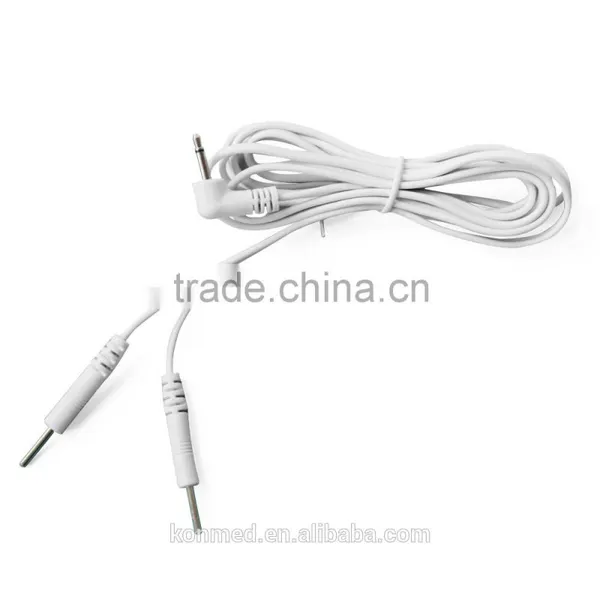 2 In1 Pin Electrode Unit Lead Wire Cable,DC2.5/3.5mm Available for TENS photo-2