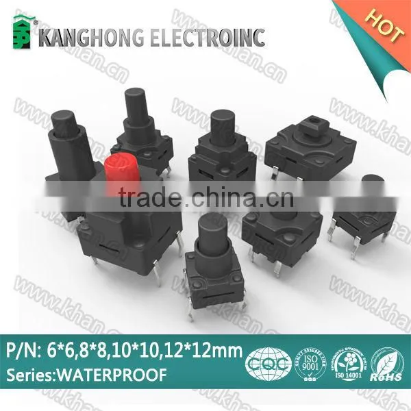 China Manufacturer Khan Quality Smd Tact Switch 4-pin Dip photo-4