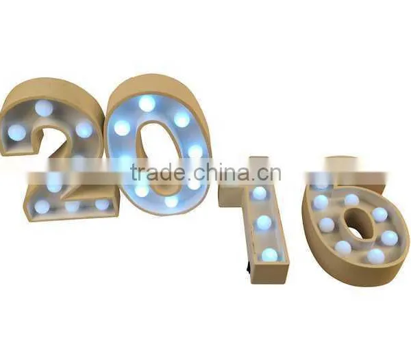 Most Popular Led Numerals Shape Light With the Battery Marquee Light Marquee Numbers photo-6
