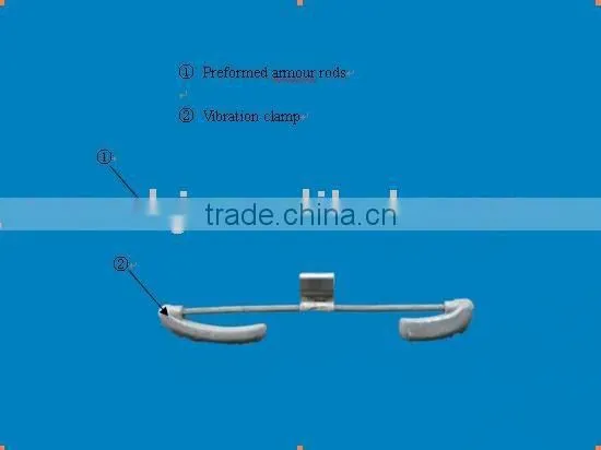 Vibration damper for power fittings