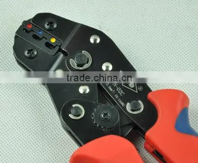 DN-02C European-style 0.25-2.5mm2 2 Wire Crimper 4-14AWG Insulated Connectors Electrical Cable Lug Crimping Tool photo-2