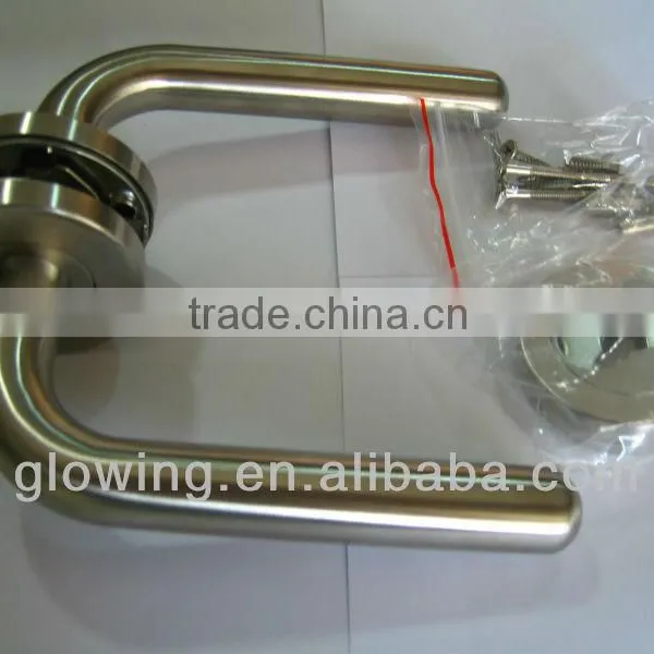 HL002 Stainless Steel Tube Lever Type Main Door Handle photo-6