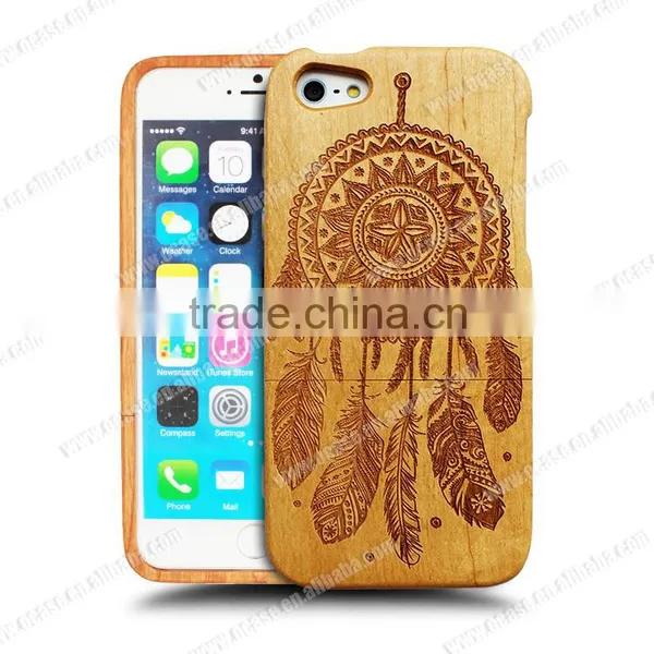 Cell Phone Protector Case for Iphone 4/for Iphone 4s Case Wood photo-4
