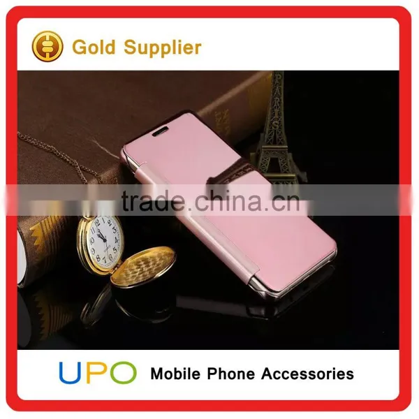 [UPO] Luxury Mirror Smart View Clear Flip Back Cover Case for Samsung Galaxy A5 2016 A510, A7 2016 A710 photo-3