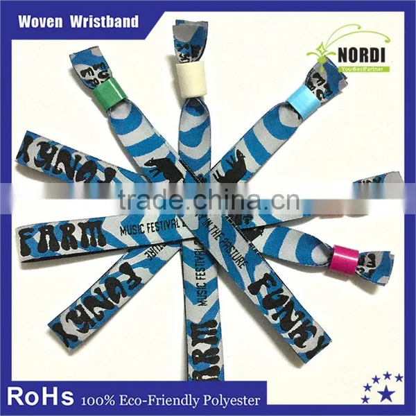 High Quality Customized 100% Polyester Wristband &rfid Wristband photo-5
