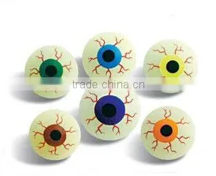 Promotional Toy,toys Style and Solid Rubber Ball Eyes Crystal Bouncing Ball, Bouncy Ball With Eyes
