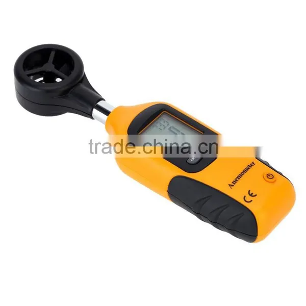 2016 Anemometer HT-81 Digital Anemometer Wind Speed Meter Air Flow Meter LCD Display Velocity Temperature Measuring Tacometro photo-3