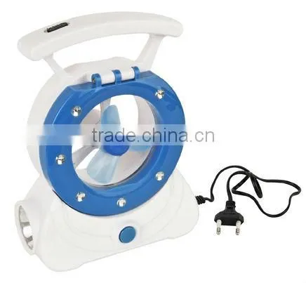 Recharging Two-purpose Multifunctional Emergency Table Fan photo-4