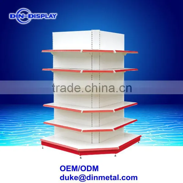 OEM/ODM Custom Supermarket Corner Shelving Corner Wall Shelf photo-2