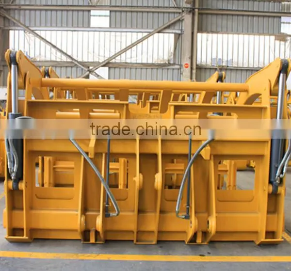 SDLG LG978 Wheel Loader Optional Equipment Big Quick-Change Log Grapple From OEM Factory photo-3