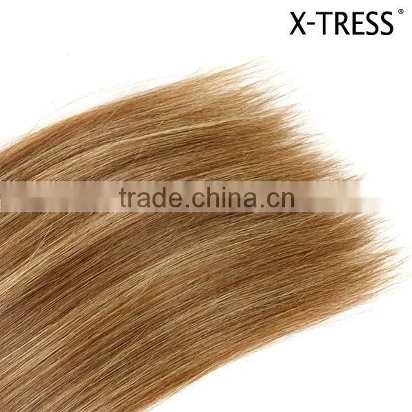 Fashion Brown Color P6/613 100% Unprocessed Virgin Brazilian Hair Extension photo-2
