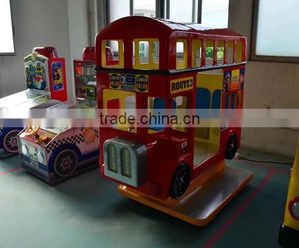 London Bus Amusement Ride Electronic Kids Ride Shopping Mall Kiddie Rides Classic 24v Ride on Car for Kids photo-4