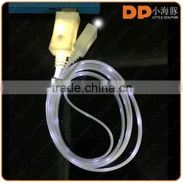 New Products Visible Led Light Usb Charging Sync Cable 5 Pin Micro USB Cable for Android Mobile Phone photo-4