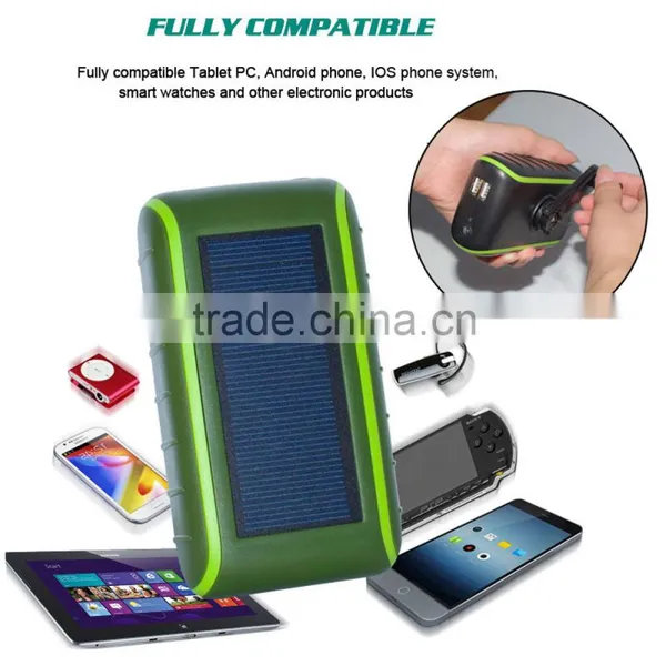 Power Solar Bank Handheld Dynamo Mobile Charger photo-5