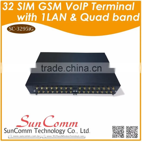 SC-3295iG SIP Connection Pin Code Modified GSM Quad Band VoIP Gateway photo-2