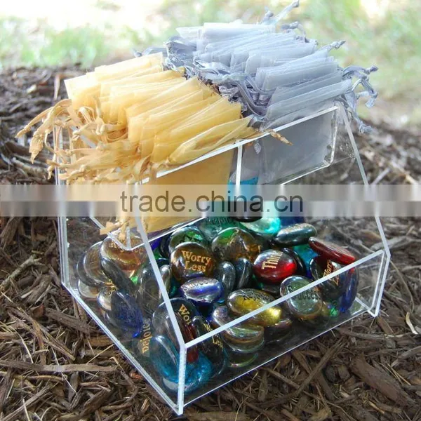 Acrylic Engraved Spirit Stones Display