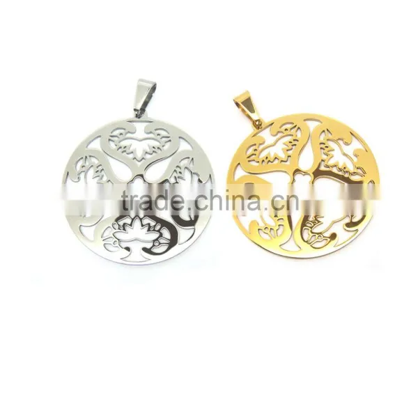 Big Size Laser Cutting Stainless Steel New Design Pendant photo-5