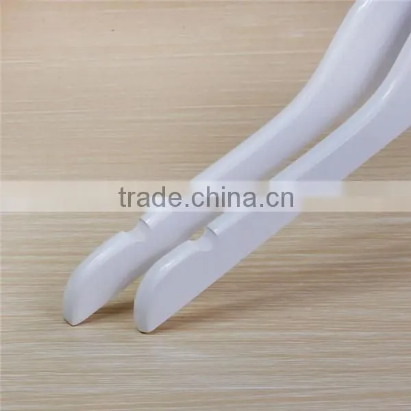 Wood White Shirt Hanger With Notches photo-5