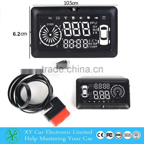 3 Inch Car Obd2 HUD Display the Speed Engine Water Temperature Voltage(XY-HUD204) photo-3