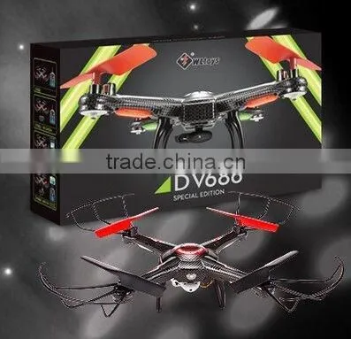 New Model 4CH 6-Axis Gyro RC Quadcopter HD Camera Drone DV686