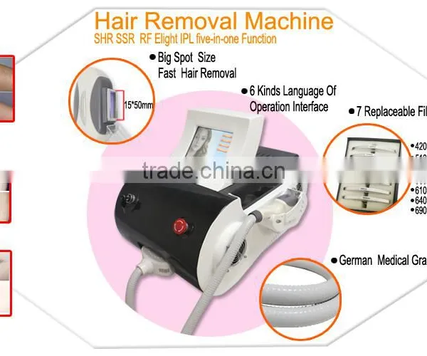 2016 New Shape!!! Ipl Laser Permanent Facial Hair Removal for Women for Beauty Salon photo-6