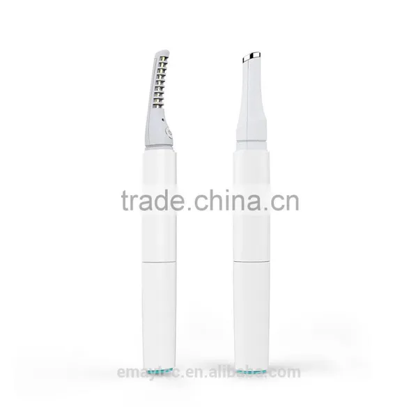 New Arrival 2 in 1 Beauty Wand With Warm Under Eye Micro Massager and Heated Eyelash Curler photo-2