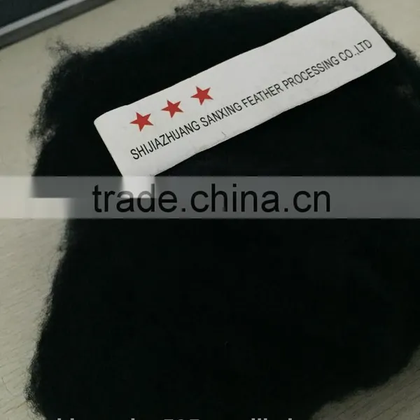 Dyed Black Sheep Wool 20.5 & 40-50mm photo-2