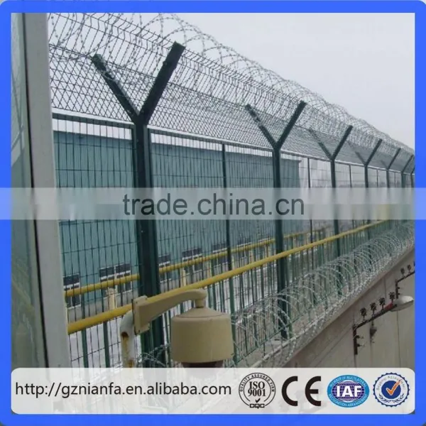 Security Prison Jail Fence With Razor Barbed Wire/concertina Razor Wire(Guangzhou Factory) photo-4
