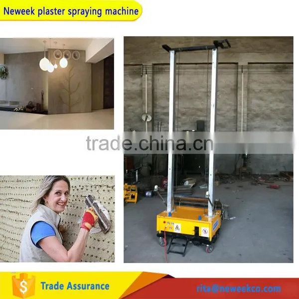 Neweek Automatic Cement Plastering Wall Render Machine