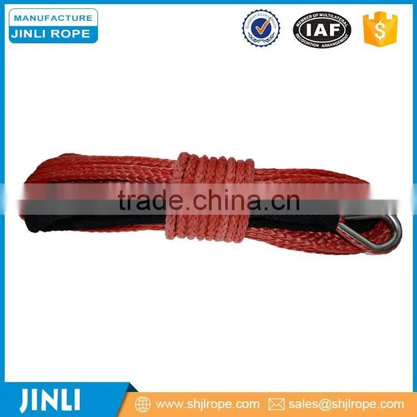 Jinli Red 1/4'' x 50' Winch Rope