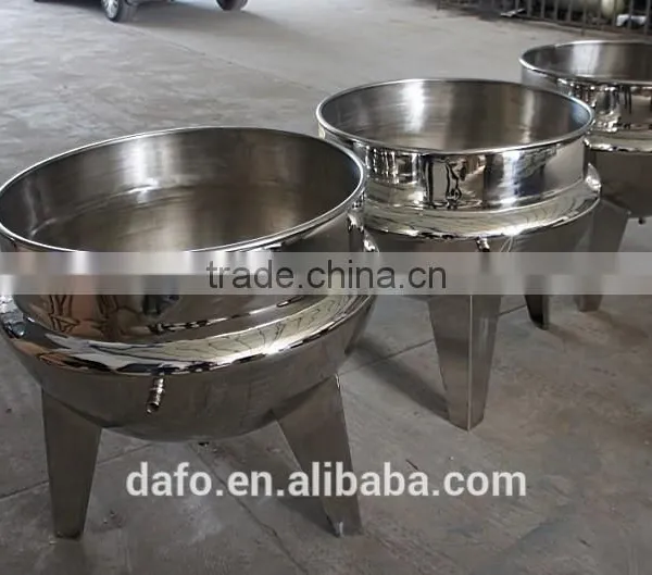 Vertical Type Steam Jackted Cooking Kettle Jacketed Kettle 500liter photo-3