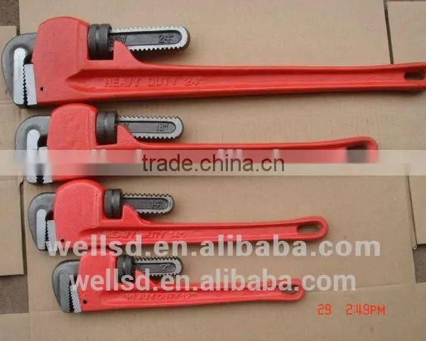High Tensile Strength US Type Heavy Pipe Wrench photo-5