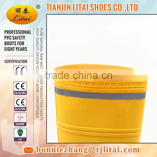Mining Field CE EN 20345 S5 Safety Boots/PVC Safety Boots With Reflective Stripe/ Professional Factory Cheap Wholesale BOOT photo-4