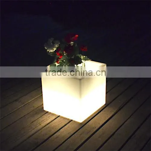 LED Flowering Plant Pots Planters Pots Garden Flower Pot photo-2