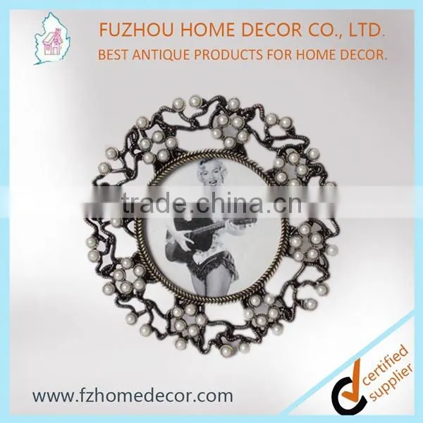 Wedding 2015 New Style Acrylic Photofunia Round Metal Photo Frame photo-2