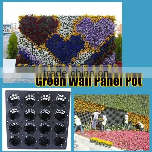 Garden and Landscape Projects Half Wall Flower Pot Hanging on the Wall photo-3