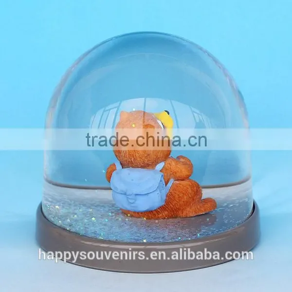 Cute Animals Squirrel Plastic Snow Globes For Decor photo-4