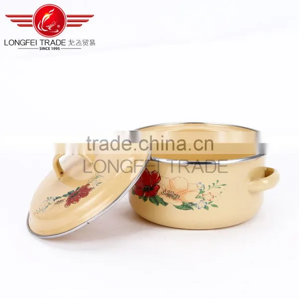 Chinese Hot Sale High Quality Cheap Enamel Cookware Sets / Casserole photo-4