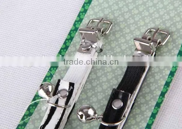 Leather Collar With Bell/2PC PET COLLAR photo-2