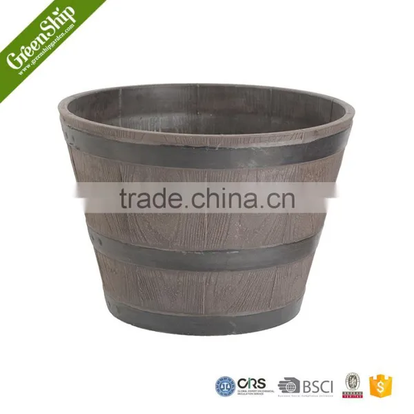 Decorative Wooden Decorative Ships Large Plant Pots photo-3
