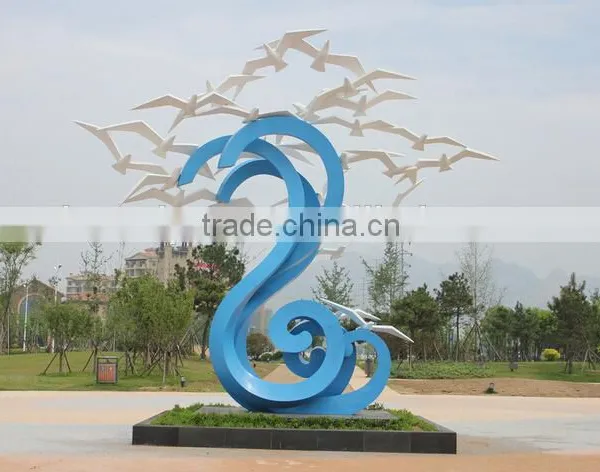 Metal Pigeon Sculpture Art Design for Garden Outdoor Decorations photo-2