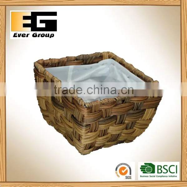 PE Plastic Woven Garden Flowerpot photo-6