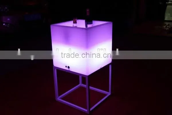 Infrared Remote Control Wedding Led Wine Cube Shelf photo-4