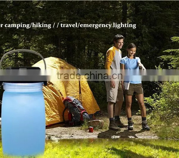 2016New Outdoor Travel Portable Folding Cup Multi-function Folding Magic Cup Kettle Silicone Folding Water Bottle photo-5