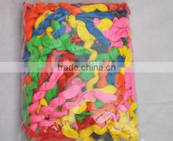 100pcs/bag Wedding Kids Birthday Party Decoration Twist Spiral Latex Balloons photo-4