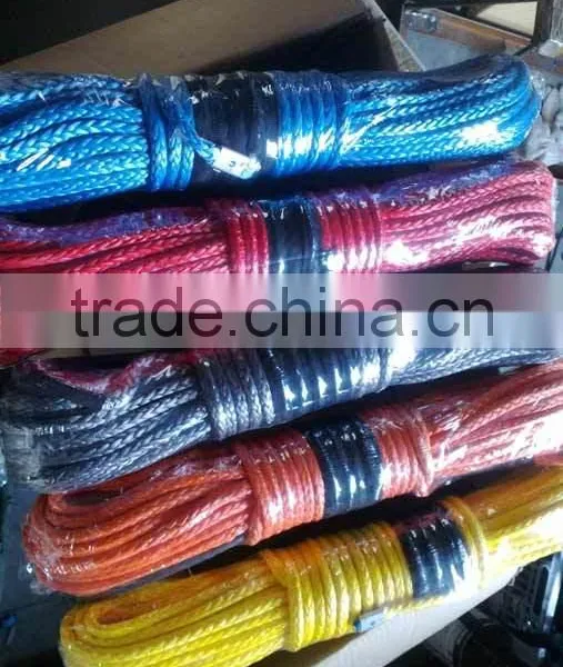 Guangzhou 12v 24v Car Winch Accessories 4x4 Synthetic Rope 30m Long 9500lbs Electric Winch Synthetic Rope photo-4