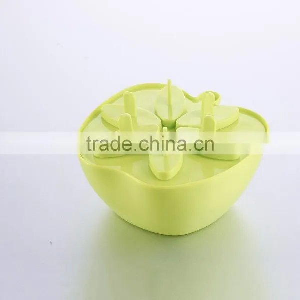 Cheap Wholesale Homemade Apple Shaped Plastic Ice Lolly Cream Mould photo-6