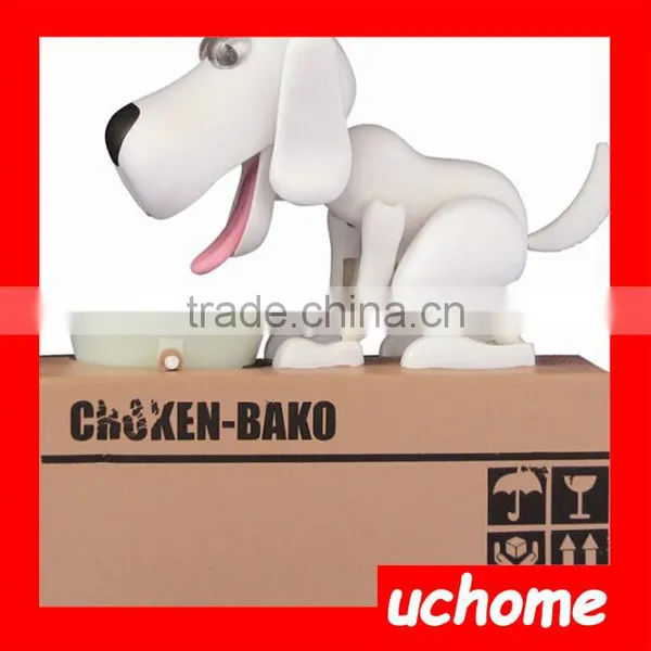 UCHOME Custom Dog Money Box, Eating Dog Coin Bank, Dog Piggy Bank photo-2